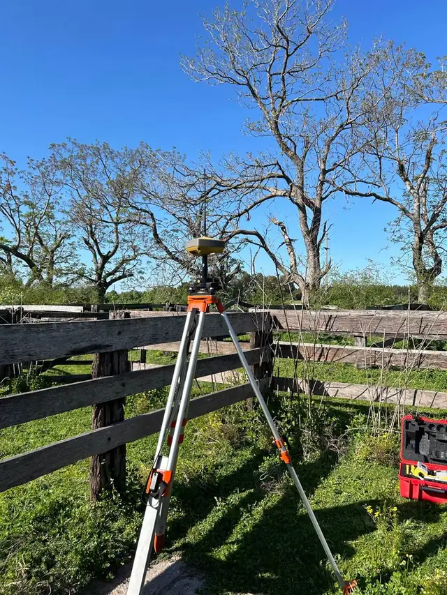 Receptor GNSS en campo